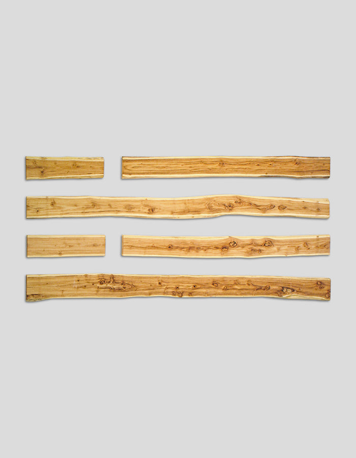 Bonanza-Zaunriegel (unbesäumt) rau aus Robinienholz