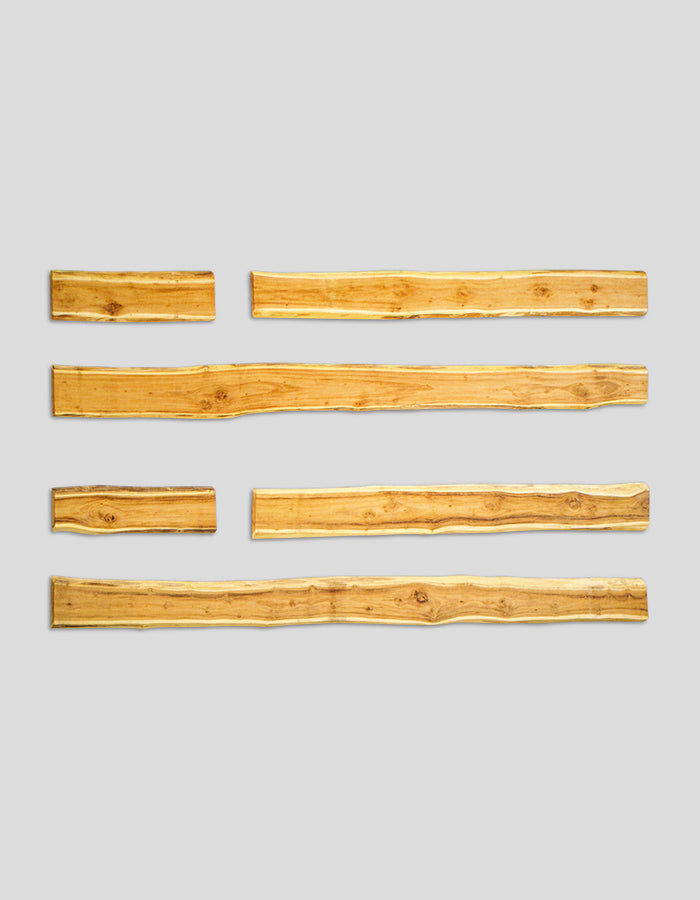 Bonanzabretter (unbesäumt) geschliffen aus Robinienholz