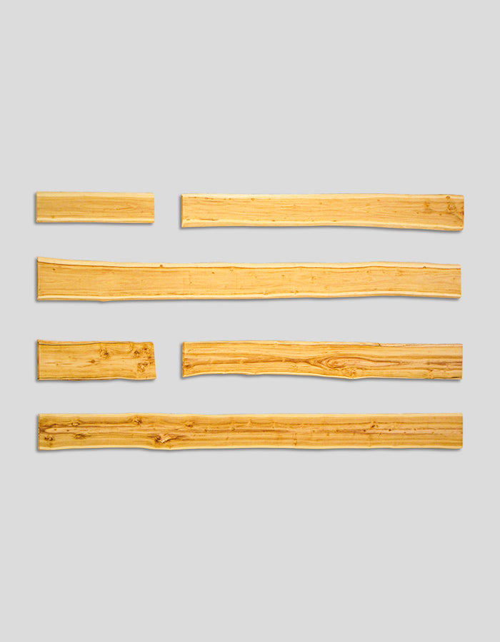 Bonanzabretter (unbesäumt) gehobelt aus Robinienholz