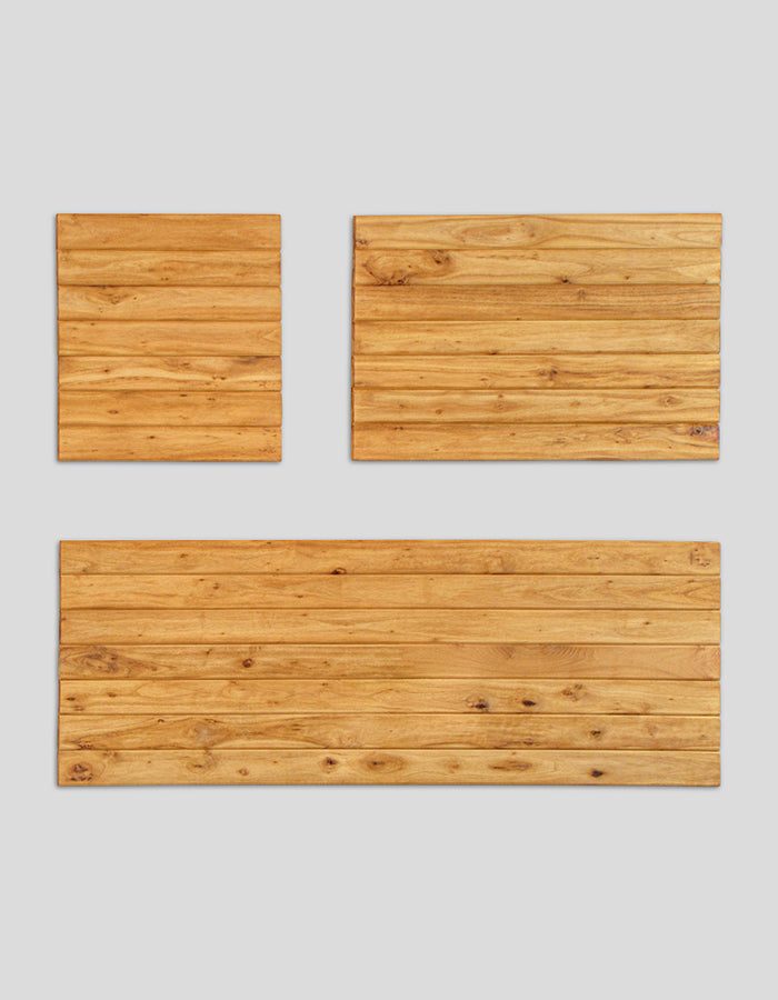 Fassadenbretter Nut und Feder, gehobelt aus Robinienholz