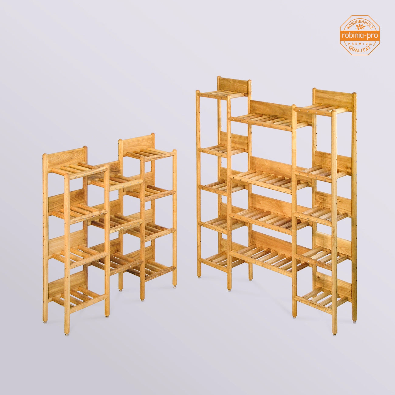 robinia-pro BLUMENREGAL japanese, 3-geteilt, aus Massivholz – robinia24