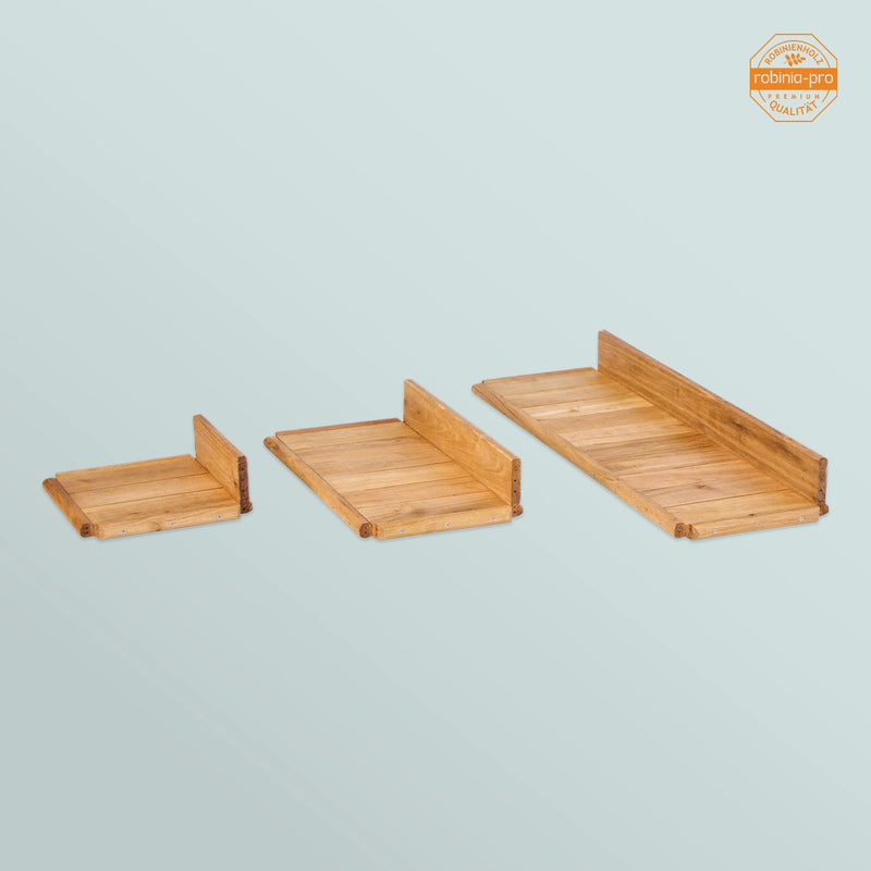 robinia-pro REGAL-Boden aus Massivholz