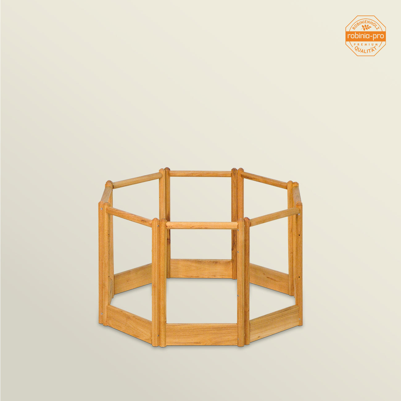 robinia-pro ROSENSTÜTZE mit EINFASSUNG, Achteck