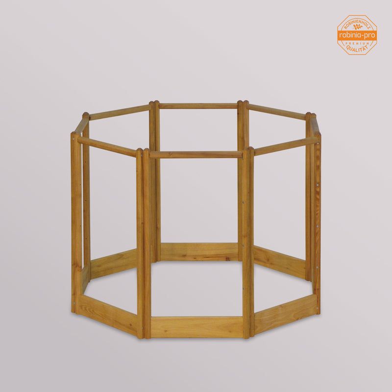 robinia-pro STRAUCHSTÜTZE mit EINFASSUNG, Achteck
