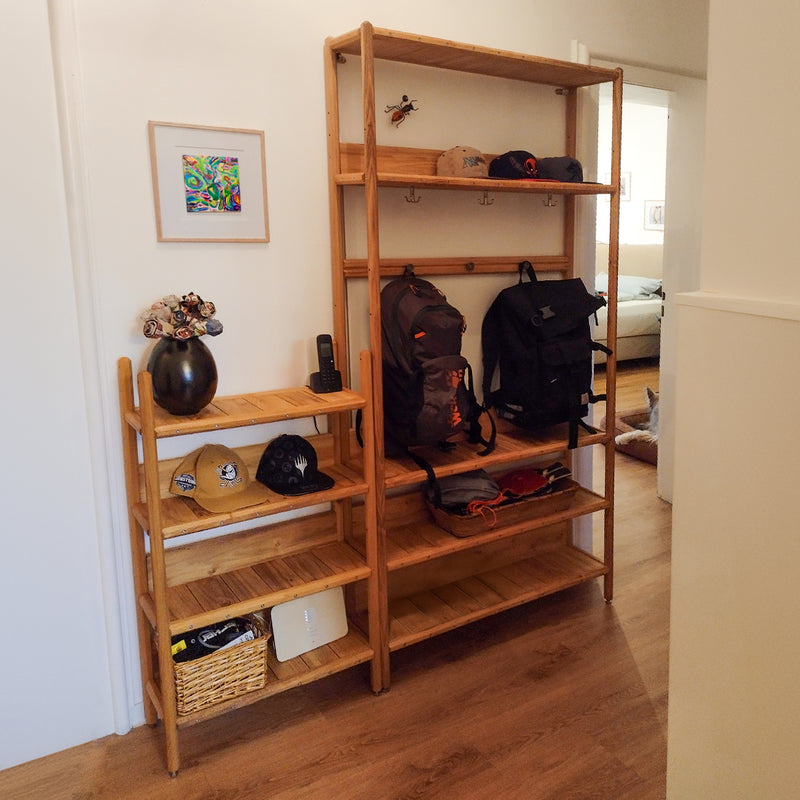 robinia-pro SCHUHREGAL Holz (Massivholz)