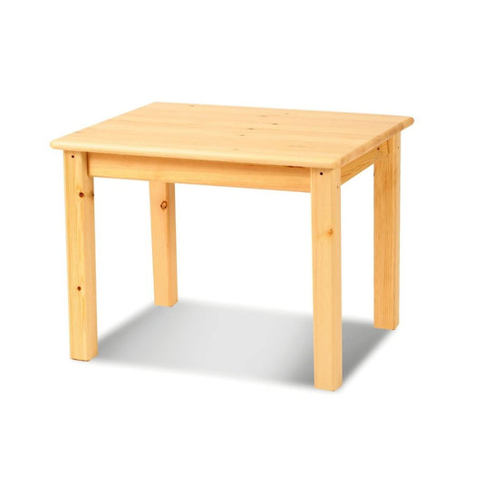 Küchentisch aus Holz, Model Leo, 80-180 cm, 100% Bio Kiefer