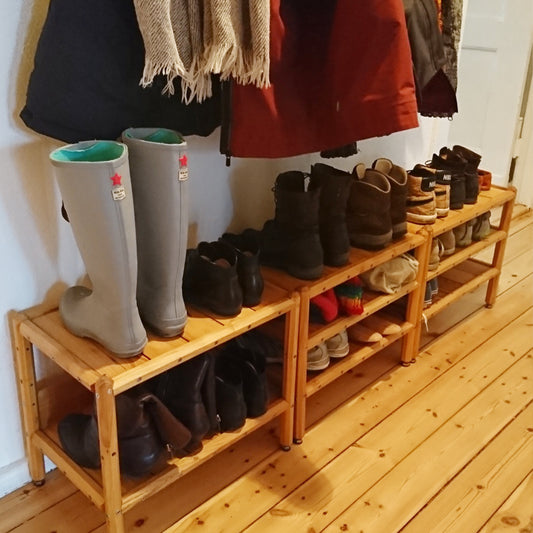 robinia-pro SCHUHREGAL Holz (Massivholz)
