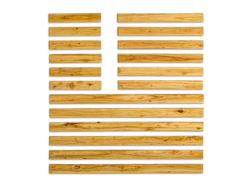 Fassaden-Holzlamellen Glattkante (beidseitig besäumt) rau