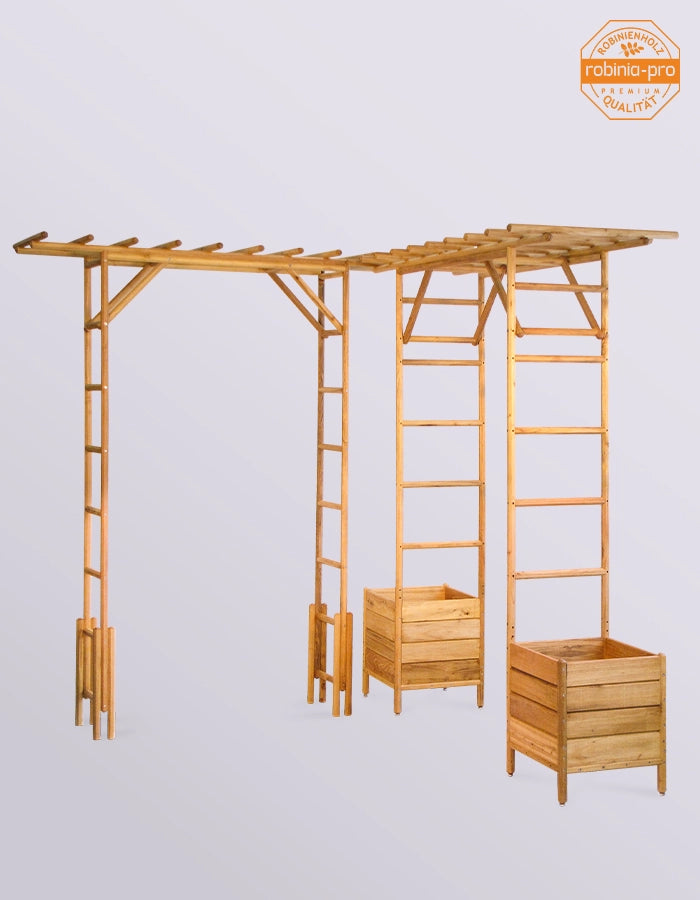 Rosenbögen aus Holz