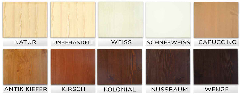 Eva Kieferbett aus Massivholz | 100% Bio-Naturholz für gesunden Schlaf
