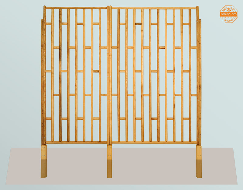 robinia-pro ZAUNPFOSTEN in Erde