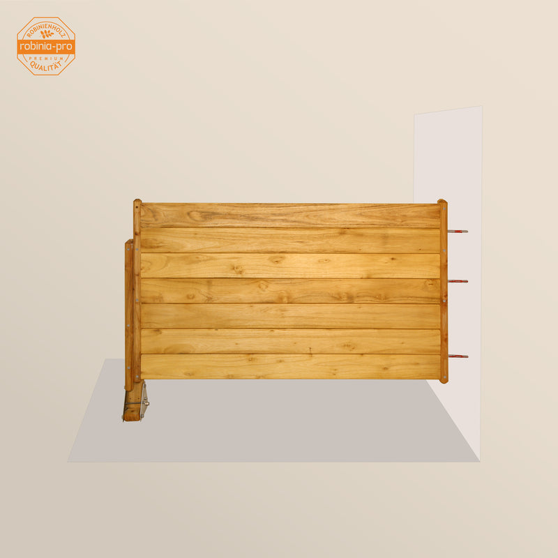 robinia-pro Sichtschutzzaun aus Holz, Zaunfeld