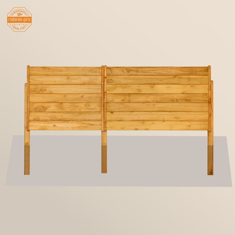 robinia-pro Sichtschutzzaun aus Holz, Zaunfeld