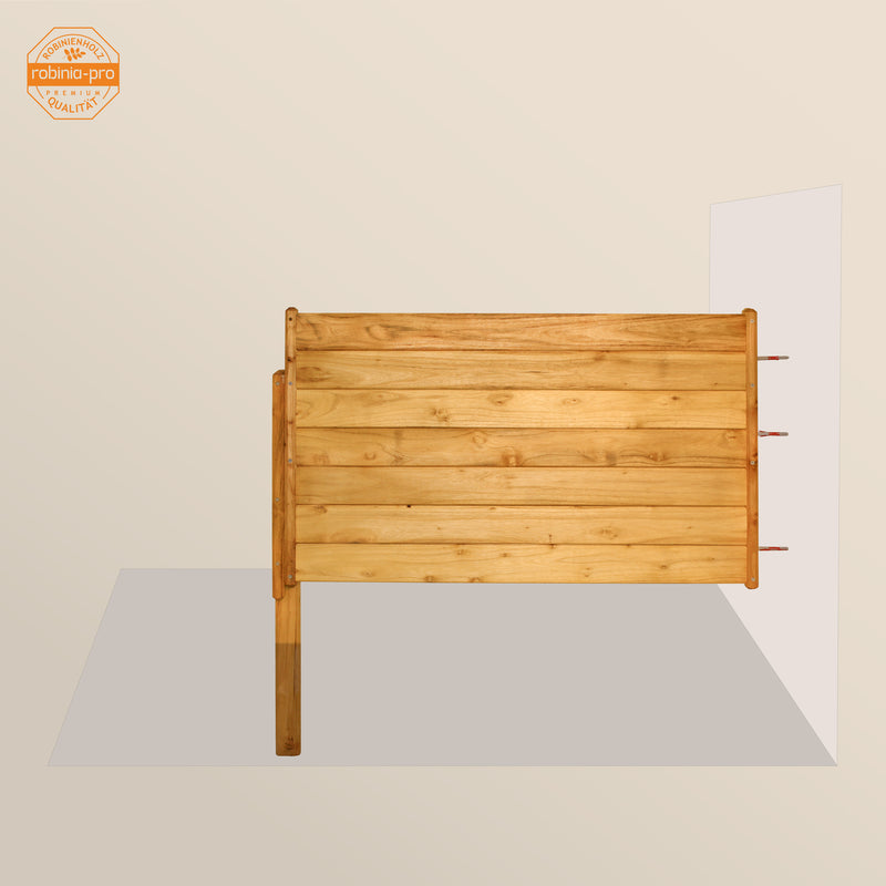 robinia-pro Sichtschutzzaun aus Holz, Zaunfeld