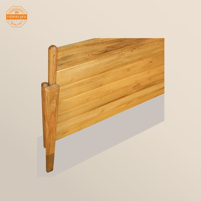 robinia-pro Sichtschutzzaun aus Holz, Zaunfeld