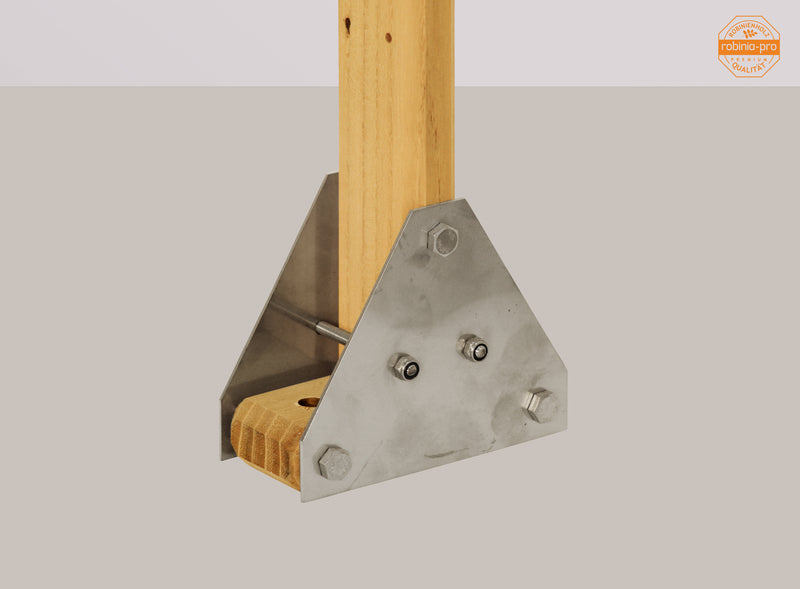 robinia-pro ZAUNPFOSTEN zum Aufschrauben