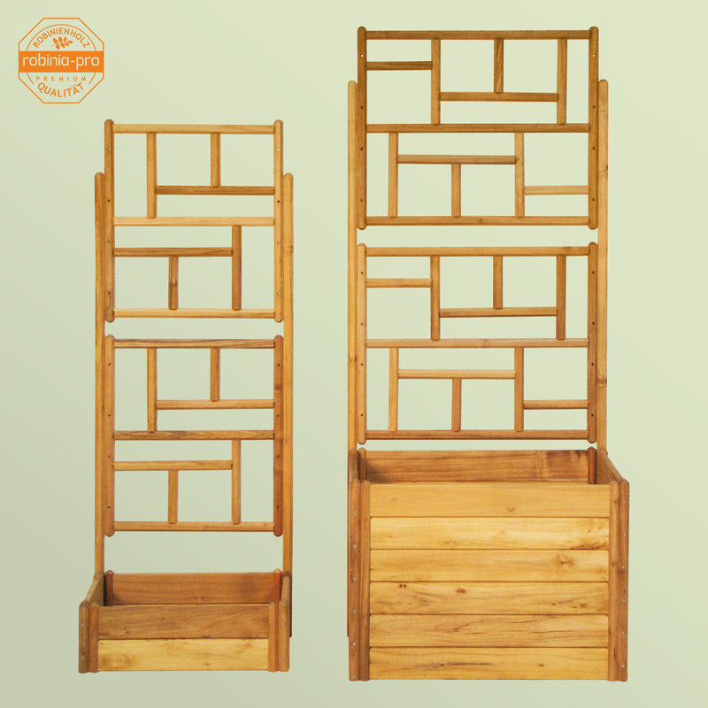 robinia-pro HOCHBEET mit RANKGITTER japanese