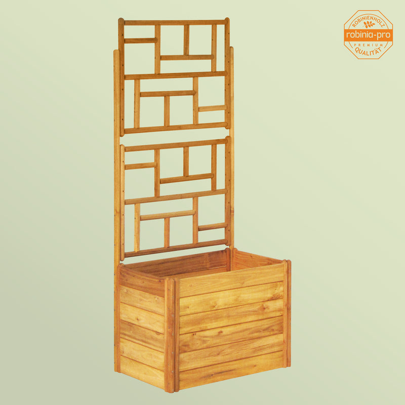 robinia-pro HOCHBEET mit RANKGITTER japanese