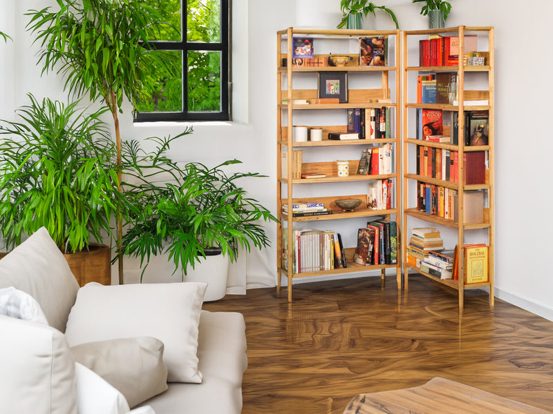 robinia-pro BÜCHERREGAL aus Holz (Massivholz)