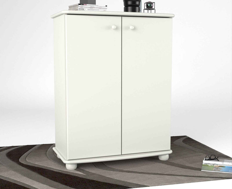 Anika Kommode Sideboard Bio Kiefer | 2-türig mit Kleiderstange | Nachhaltige Möbel