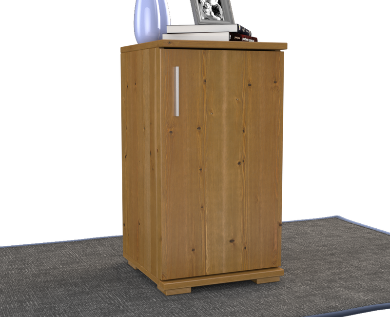 Nobis Kommode Bio Kiefer Massivholz | Sideboard Anrichte | 1-Türig | 74cm hoch