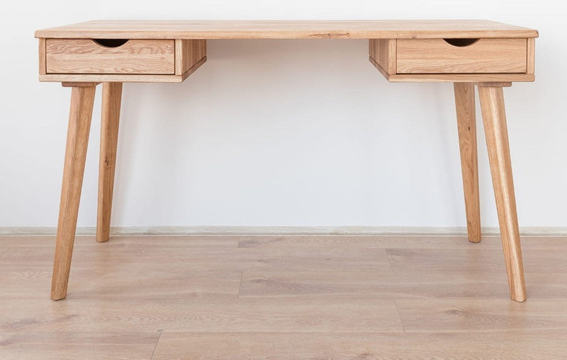 Savona Wildeiche Schreibtisch Savona II – 137,5 cm für Effizientes Arbeiten