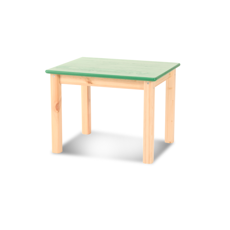 Leo Kinder Tisch aus Kiefer Massivholz | 100% Bio Spieltisch aus Kiefer