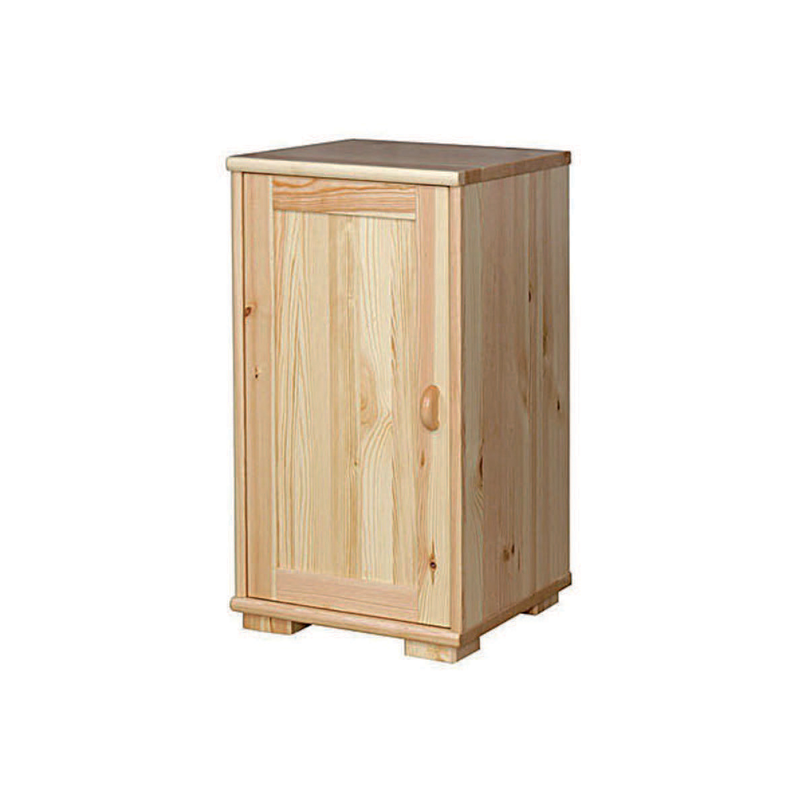 Vanessa Kommode Bio Kiefer | 1-türiges Sideboard aus 100% massiver Kiefer