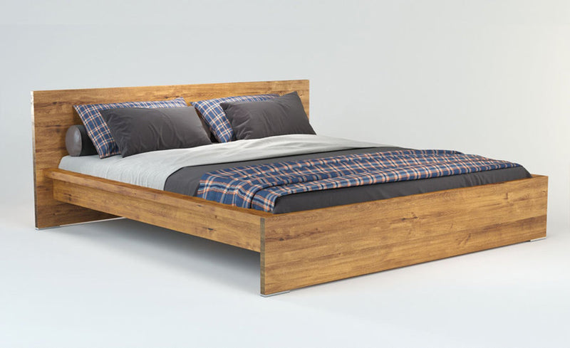 LONGBOARD Massivholzbett Birke – Handgefertigtes Bett aus natürlichem, nachhaltigem Holz