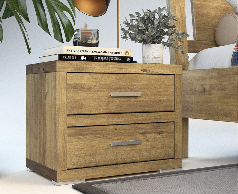 PEDENZA Massivholz Nachttisch  – Zeitloses Design und Funktionalität vereint