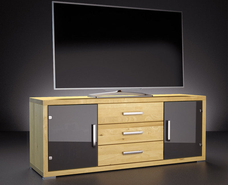 CREATO TV-Sideboard Birke – Handgefertigte Massivholz-Kommode für Ihr Wohnzimmer