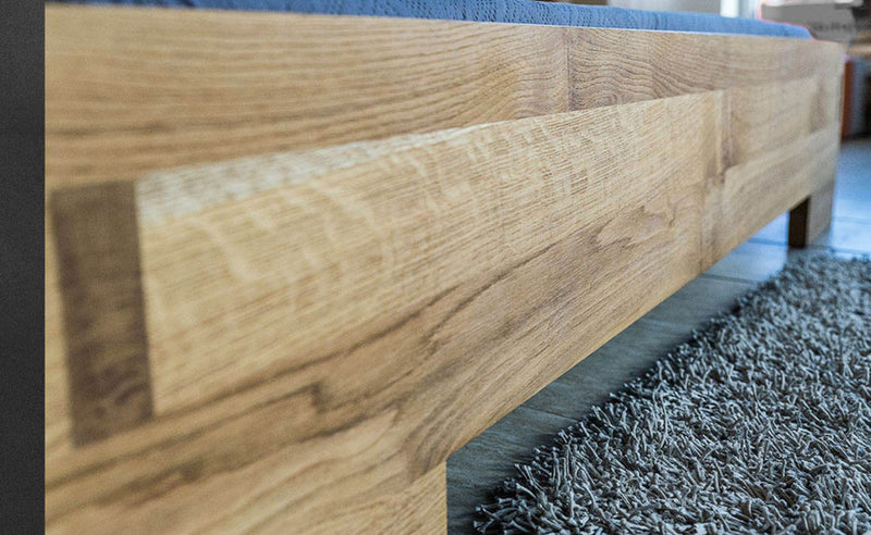 Massivholzbett, Model NOVA, Birke – Handgefertigtes Design für Ihr Schlafzimmer