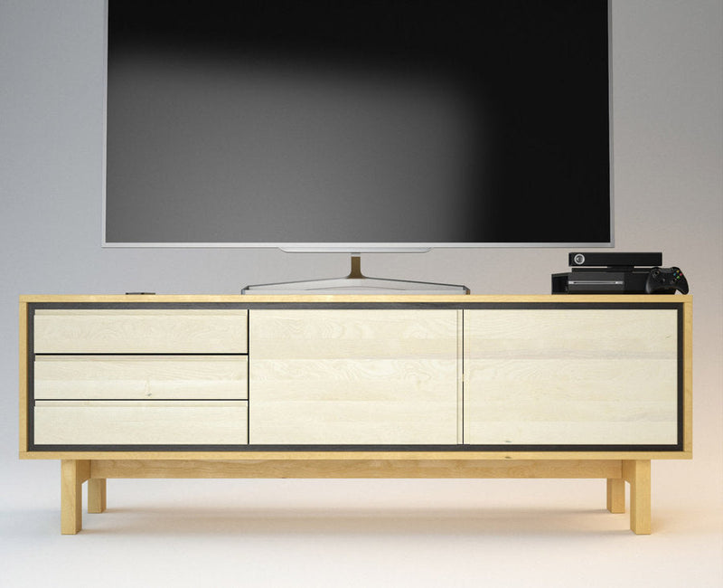 Barcelona TV-Sideboard Massivholz – Elegantes Design für Ihr Wohnzimmer