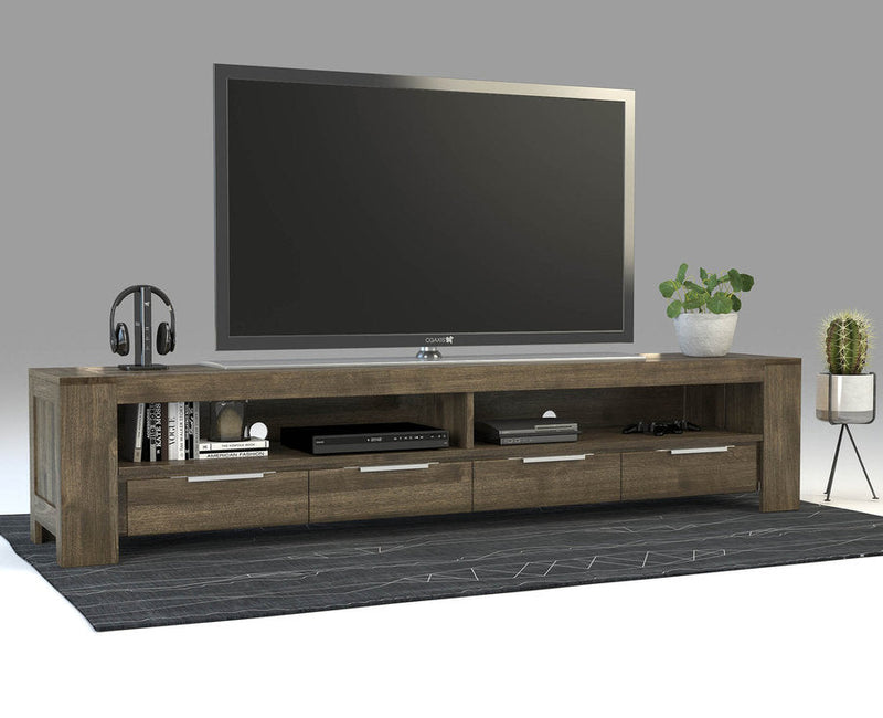 Robosto TV-Sideboard Birke Massivholz – Handgefertigtes Longboard für Ihr Wohnzimmer