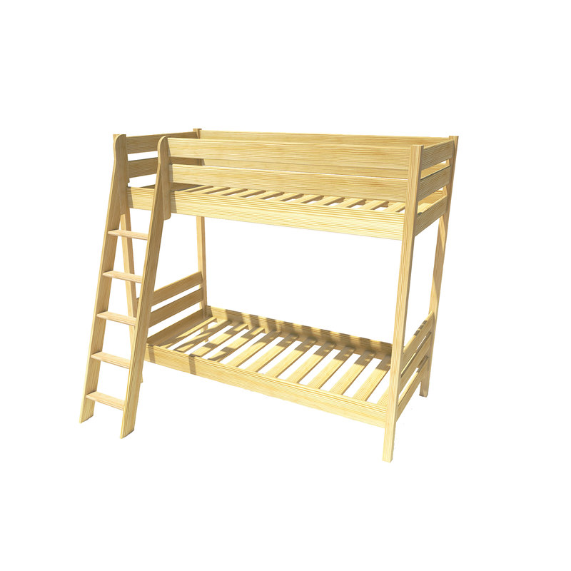 Leo Geschwisterbett 2x90x200 cm | Hochbett für Kinder | 2 Etagenbett Zwillingsbett